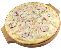 Пицца с копченой курицей 23 см